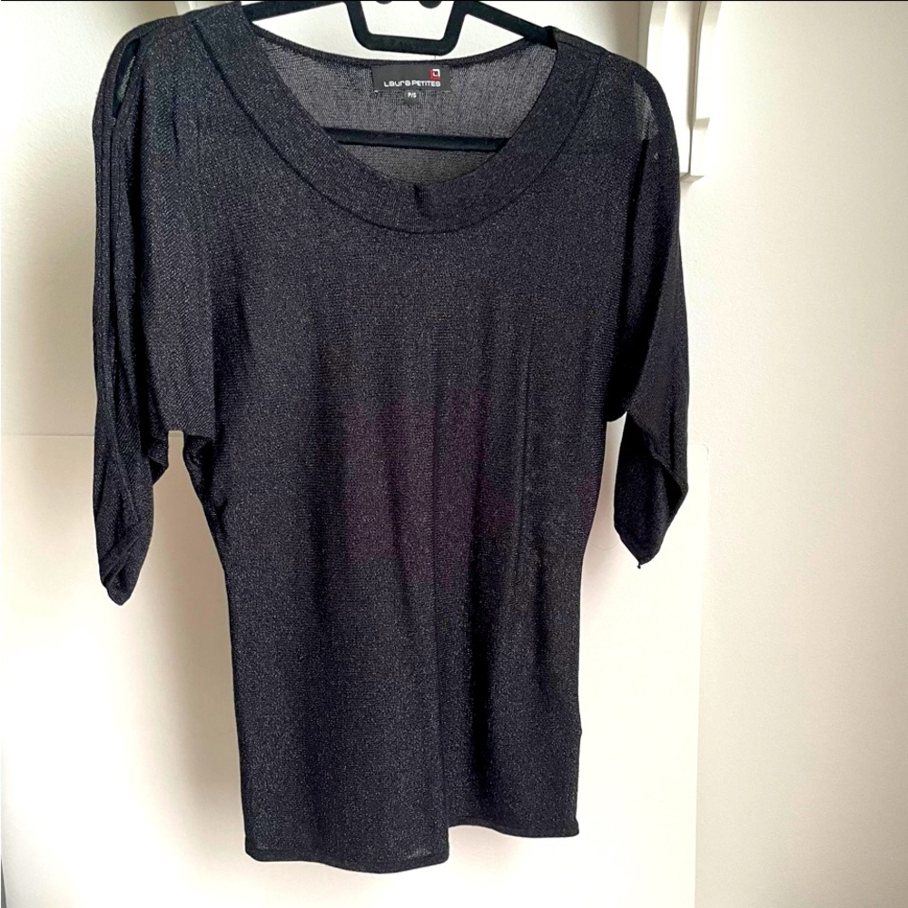 LAURA PETITE BLACKE SWEATER FOR WOMEN SMALL SIZE.